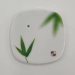 Nippon Kodo Yume-no-yume Ceramic Incense Holder Plate Bamboo Leaf 3" Japan. Fixed Price $15.99.