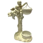 Avon Classic Cherub Fragrance Diffuser Oil Burner Angel Figurine Set. Fixed Price $44.99.