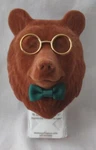 Bath & Body Works Wallflower Fragrance Plug Smart Brown Bear W/ Green Bow. Fixed Price $39.13.