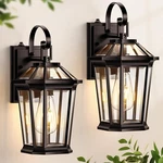 Vianis 2-PACK Oil Rubbed Bronze Outdoor Lights Wall Mount, Dusk To Dawn .... Fixed Price $137.35.