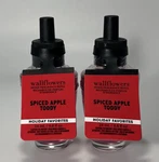 Bath & Body Works Spiced Apple Toddy Wallflowers Fragrance Refill Bulbs -2PK New. Fixed Price $15.99.