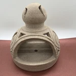 Vintage New Clay Pottery Incense Candle Burner Signed Artist Linda Foran Decor. Fixed Price $34.00.