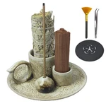 4 1 Incense Burner For Sticks, Palo Santo Holder, Candle And.... Fixed Price $23.84.