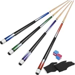 Horse Pool Of 4, 58 Inch 18-21 Oz Cues Set, Canadian Ma.... Fixed Price $130.64.