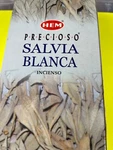 Hem Incense Sticks. 120CT Box Precious White Sage. Fixed Price $14.75.