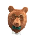 Bath & Body Works Brown Bear Gold Glasses Green Tie Wallflower Fragrance Plug In. Fixed Price $24.99.