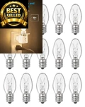 Ouukoo 20 Watt Himalayan Salt Lamp Bulbs, Rock Night Light Clear Glass. Fixed Price $15.19.