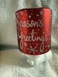 New Scentsy Wax Warmer Seasons Greetings Plug Wall Retired 2016 With Box.. Fixed Price $13.59.