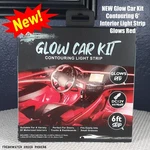 New Car Kit Contouring 6' Interior Light Strip Glows Red. Fixed Price $9.99.
