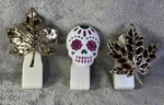 Lot Bath & Body Works Autumn Leaves Wallflower Fall Sugar Skull Plug In. Fixed Price $24.99.