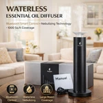 Bluetooth Waterless Essential Oil Diffuser Nebulizing Cordless Aroma 1000SQ.FT. Fixed Price $60.99.