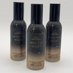 3 Bath & Body Works Into The Night Concentrated Room Spray Air Freshener 1.5 Oz. Fixed Price $25.50.