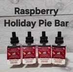 Bath & Body Works Raspberry Holiday Pie Bar Wallflowers Fragrance Refills (4). Fixed Price $24.00.