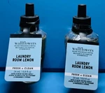 *new* Laundry Room Lemon 2PK Wallflower Bulb Bath & Body Works. Fixed Price $24.00.