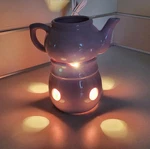 Vtg Electric Potpourri Simmer Beachwood Ceramic Pink Light Bulb Unused Works. Fixed Price $27.00.