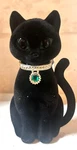 Bath & Body Works Fancy Black Cat Green Emerald Wallflower Nightlight Plug Apr. Fixed Price $25.00.