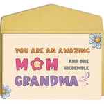 Qiliji Mother's Day Card For Grandmas, From Kid, B.... Fixed Price $13.91.