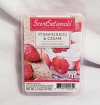 Scentsationals Strawberries & Cream Scented Wax Cubes 2.5 Oz. Fixed Price $6.00.