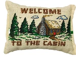 Paine's Welcome To The Cabin Balsam Fir Filled Sachet Scented Pillow Potpourri. Fixed Price $21.95.