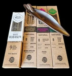Sagrada Madre Handmade Incense Sticks, 4 Packs With Ceramic Leaf Burner Holder.. Fixed Price $45.00.