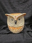 Glazed Spotted Big Eyed Owl Full-size Scented Wax Warmer Intertek. Fixed Price $16.15.