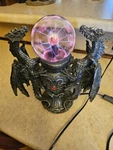 Zeckos Guardians Of The Mystic Urn: Twin Dragon Resin Statue With Touch-activate. Fixed Price $65.00.