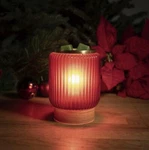 Bhg Red Lantern Glass Aromatherapy Oil Wax Fragrance Warmer Melter Electric Lamp. Fixed Price $19.19.