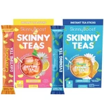 Skinny Teas & Night Kit Energizing Daytime (citrus Mint) + Cleansin.... Fixed Price $40.49.