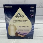 Glade Aromatherapy Cool Mist Oil Diffuser Starter Kit Light Chose Calm Lavender. Fixed Price $21.95.