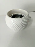 Yankee Candle Warmer Ivory 5" Tall SPW-13 Tested Includes Citrus Cheer Wax Cubes. Fixed Price $17.99.