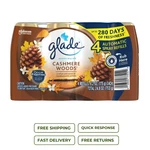 Glade Automatic Spray Air Freshener Refills Cashmere Woods 4 Ct. Fixed Price $33.49.