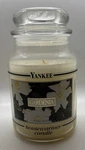 Vtg Deadstock Yankee Candle Gardenia Black Band Floral 22OZ. Fixed Price $53.97.