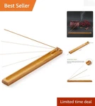 Versatile Bamboo Incense Holder - Adjustable For Peaceful Meditation And Yoga. Fixed Price $12.98.