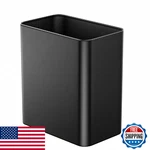 Veelesa 2.4 Gal Slim Metal Bathroom Trash Can Wastebasket Open-top Matte Black. Fixed Price $31.09.
