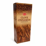 Incense Sticks Hem Clove Cinnamon 120CT 6 Pack Box Hand-rolled India. Fixed Price $9.99.