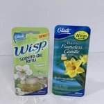 Lot Of 2 Vintage Glade Wisp Flameless Candle Refill Rainshower & Suddenly Spring. Fixed Price $19.95.