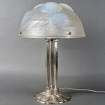 Dahlias Opalescent Glass Lamp Rene R.lalique Art Deco. Fixed Price $6703.93.