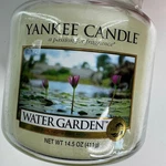 Rare Yankee Candle Water Garden 14OZ Jar Retired Label. Fixed Price $39.00.