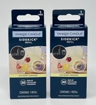 2 Yankee Candle Iced Berry Lemonade Sidekick Refill Car Pendant Vent Visor Clip. Fixed Price $9.99.