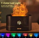 180ML Flame Air Humidifier Essential Oil Diffuser, 3D Usb 7 Color Light Aroma. Fixed Price $30.00.