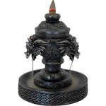 Polyresin Backflow Incense Burner - Celtic Triple Dragon Head (7" Height). Fixed Price $28.99.