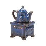 Porcelain Blue Teapot Stove Oil Warmer. Fixed Price $19.25.
