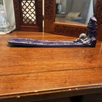 Vtg Fashion Victim Wizard Crystal Ball Purple Space Incense Burner Holder 1995. Fixed Price $35.55.