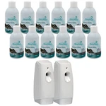 Timemist Premium Metered Air Freshener Refills - Caribbean Waters (case Of 12). Fixed Price $120.59.