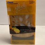 Glade Expressions Oil Diffuser Starter Kit Pineapple Mangosteen Bamboo Holder. Fixed Price $26.99.