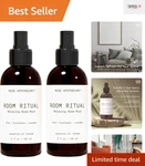 Natural Room Mist Set - Essential Oil Infused 8OZ Spray, Aloe + Eucalyptus. Fixed Price $35.99.