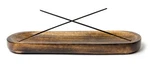 Wood Incense Burner Holder Ash Catcher For Two Sticks Handmade 12 Inch. Fixed Price $16.99.