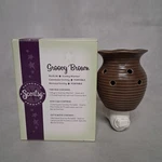 Scentsy "groovy Brown" Nightlight Wall Plug-in Wax Warmer With Original Box. Fixed Price $19.95.
