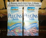 Glade Plugins Refills Botanical Garden 2 Boxes 3 Gels Each Spring Scent. Fixed Price $29.75.
