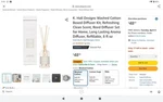 K. Hall Designs Washed Cotton Boxed Diffuser Kit, Reed Set For Home. Fixed Price $37.00.